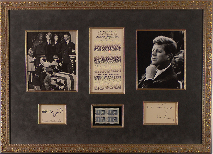 Lot #83 John, Jacqueline, and Ted Kennedy