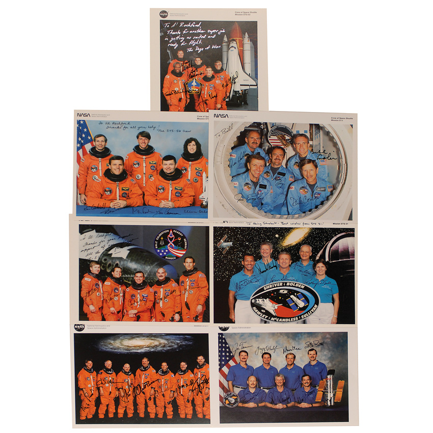 Lot #669 Discovery Shuttle Crew