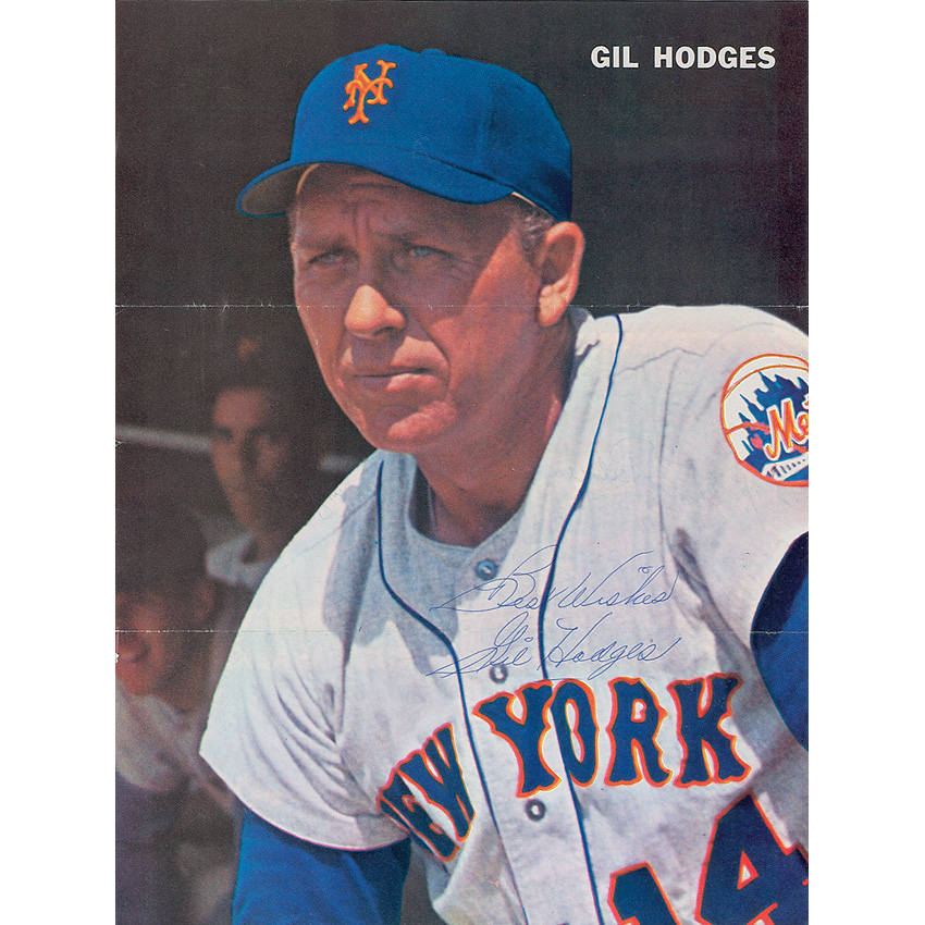 Lot #1409 Gil Hodges and NY Mets