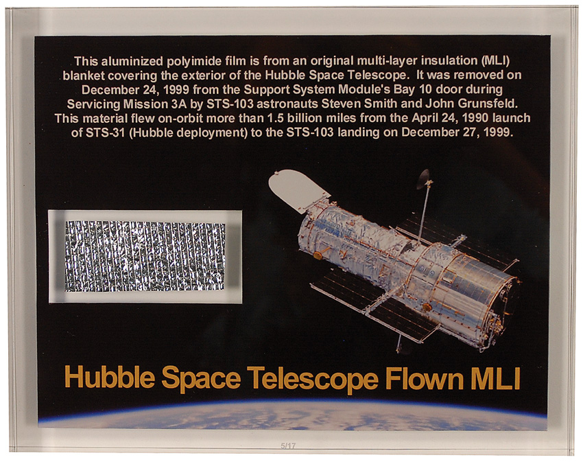Lot #691 Hubble Space Telescope MLI Blanket Extra