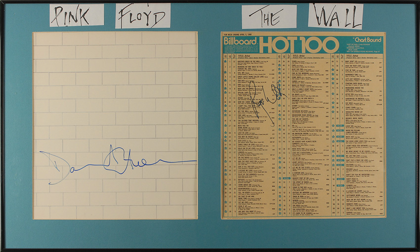 Lot #993 Pink Floyd: Gilmour and Waters