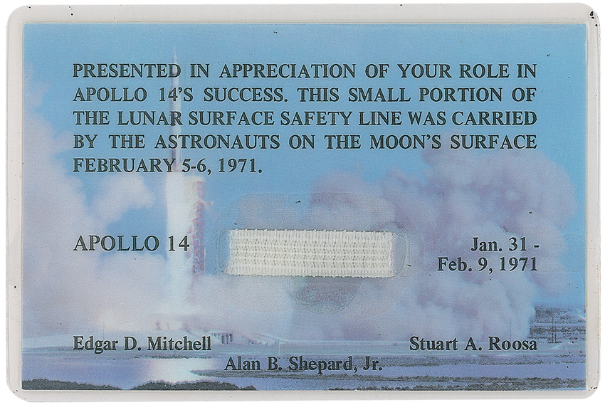 Lot #491 Apollo 14