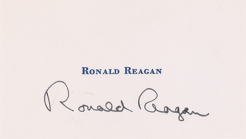 Lot #136 Ronald Reagan