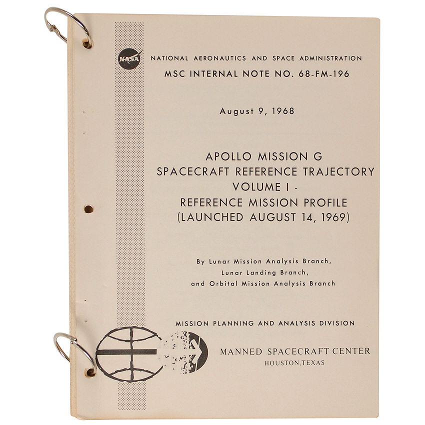 Lot #389 Apollo 11 1968 Planning Document
