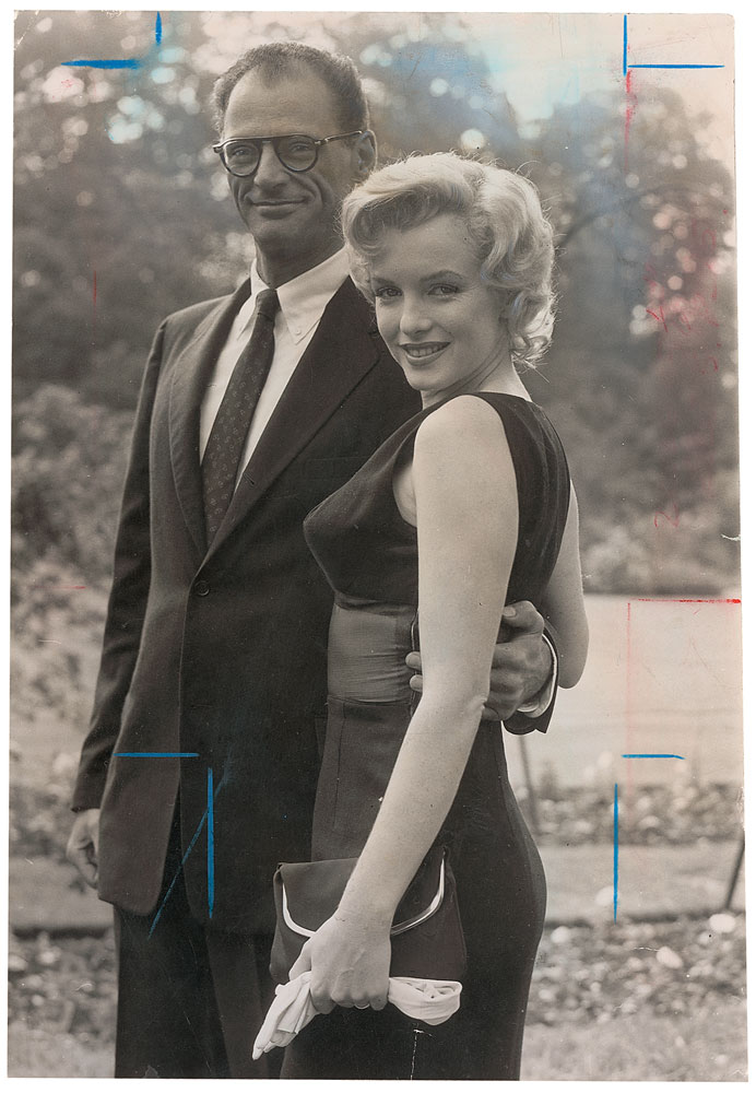 Lot #634 Marilyn Monroe and Arthur Miller