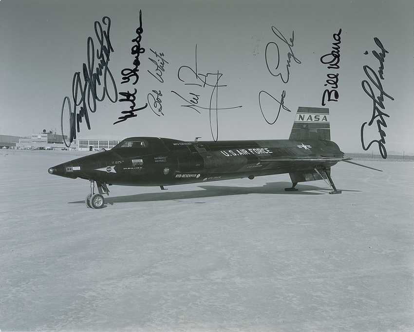 Lot #119 Neil Armstrong and X-15 Pilots