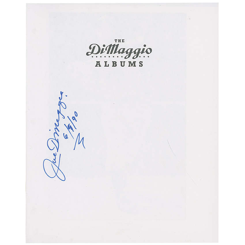 Lot #1407 Joe DiMaggio