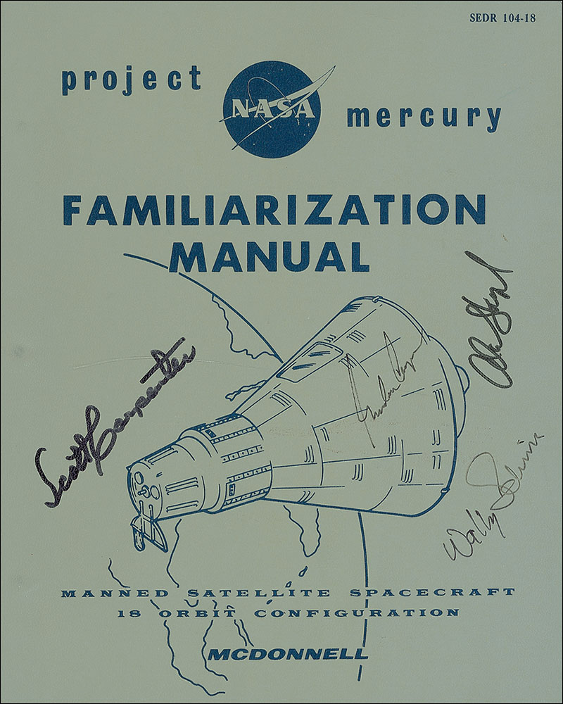 Lot #143 Mercury Astronauts