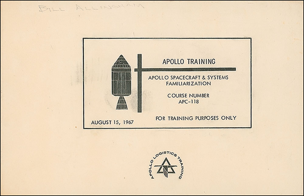 Lot #315 Apollo Training Manual