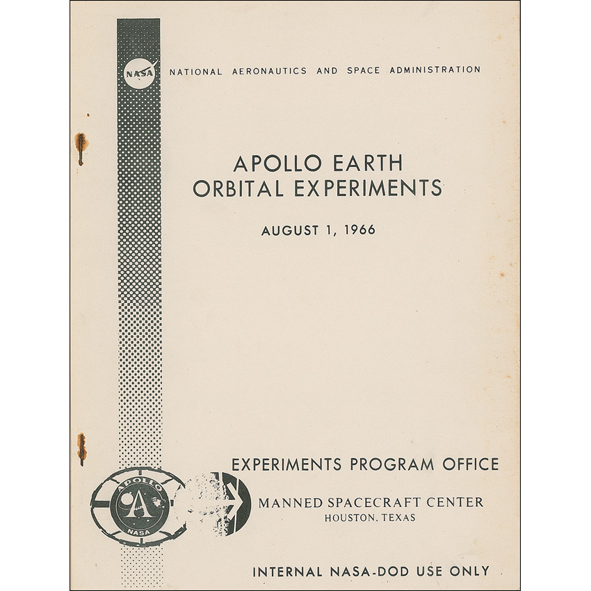 Lot #253 Apollo Earth Orbital Experiments