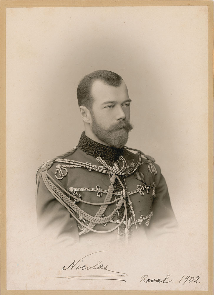 Lot #127 Czar Nicholas II and Empress Alexandra of