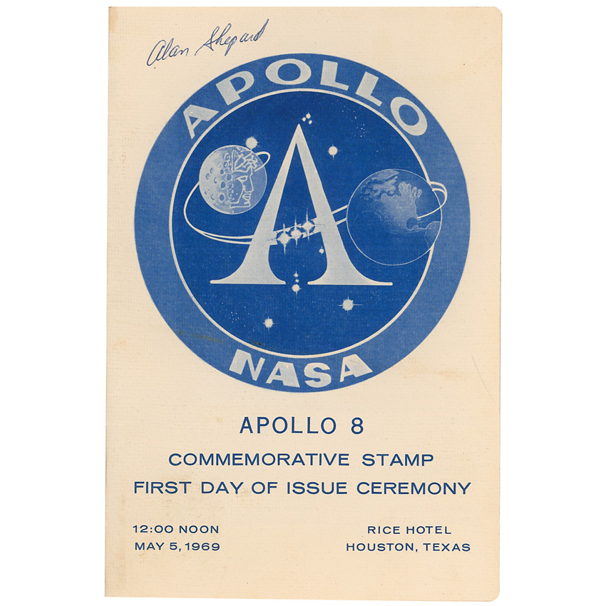 Lot #443 Apollo 08 and Alan Shepard