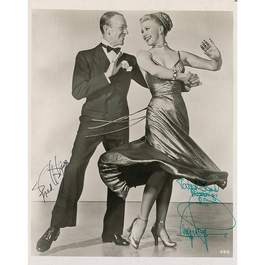 Lot #1137 Fred Astaire and Ginger Rogers