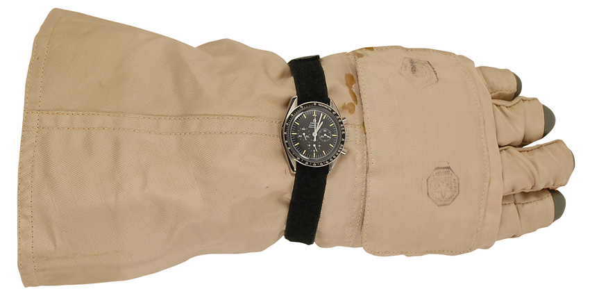 Lot #99 Omega Speedmaster Wristwatch and Glove