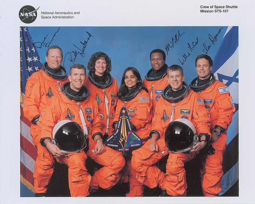 Lot #472 Columbia STS-107