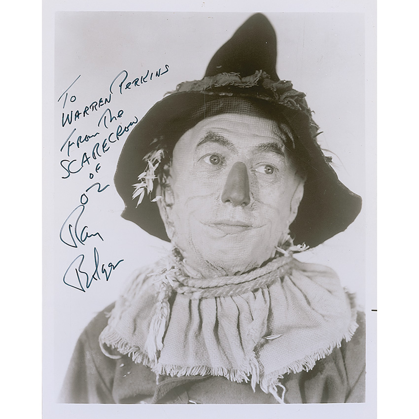 Lot #1305 Wizard of Oz: Ray Bolger