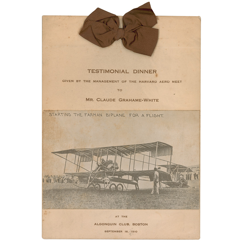 Lot #16 Harvard Aero Meet 1910