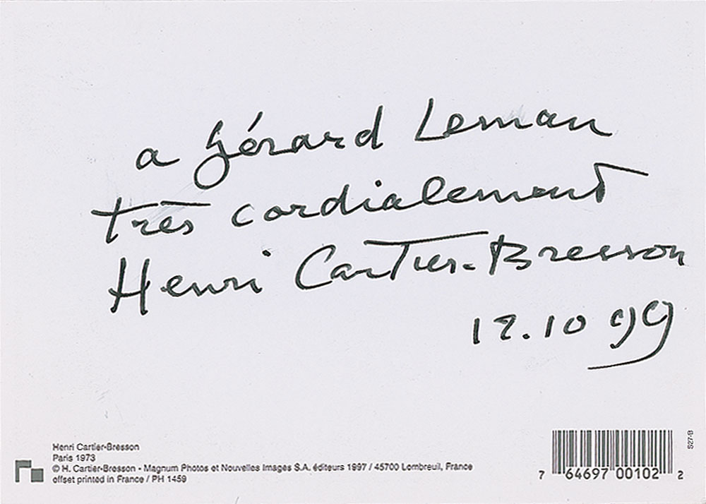Lot #1732 Henri Cartier-Bresson