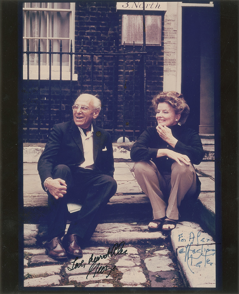 Lot #1217 Katharine Hepburn and George Cukor