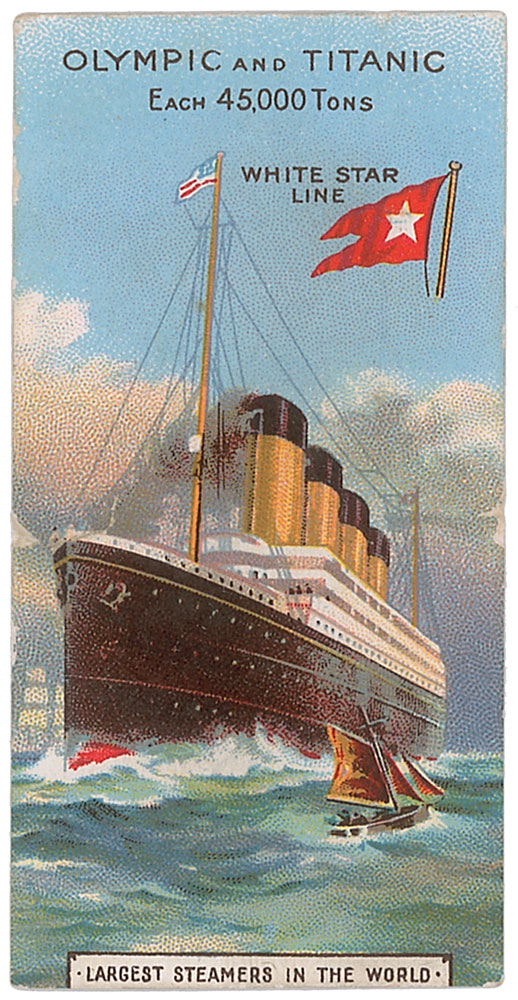 Lot #12 Olympic and Titanic Ad