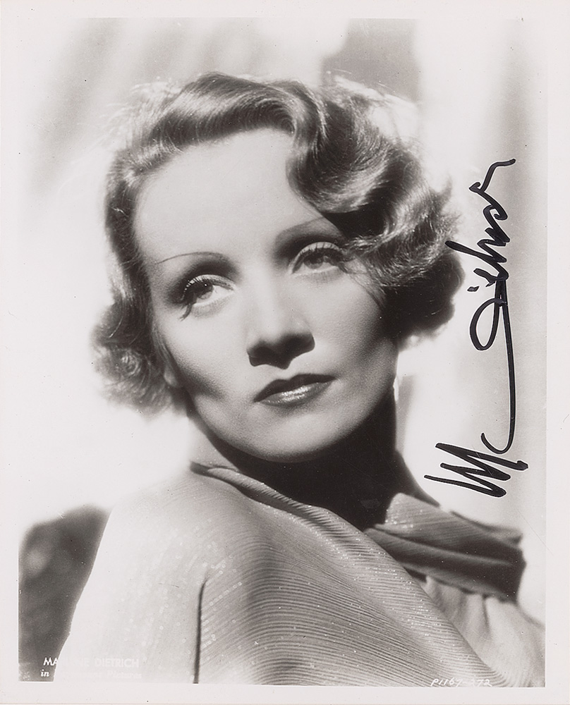 Lot #1296 Marlene Dietrich