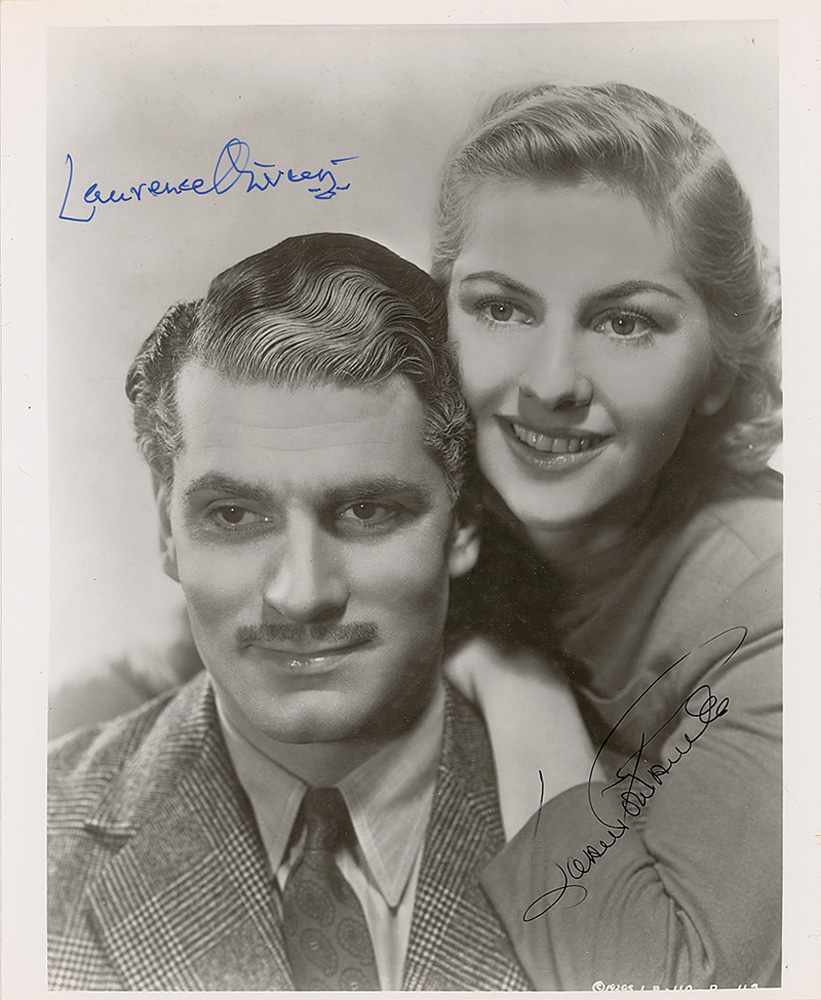 Lot #1362 Laurence Olivier and Joan Fontaine