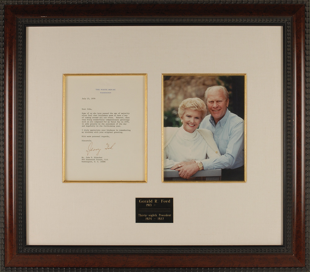 Lot #222 Gerald Ford