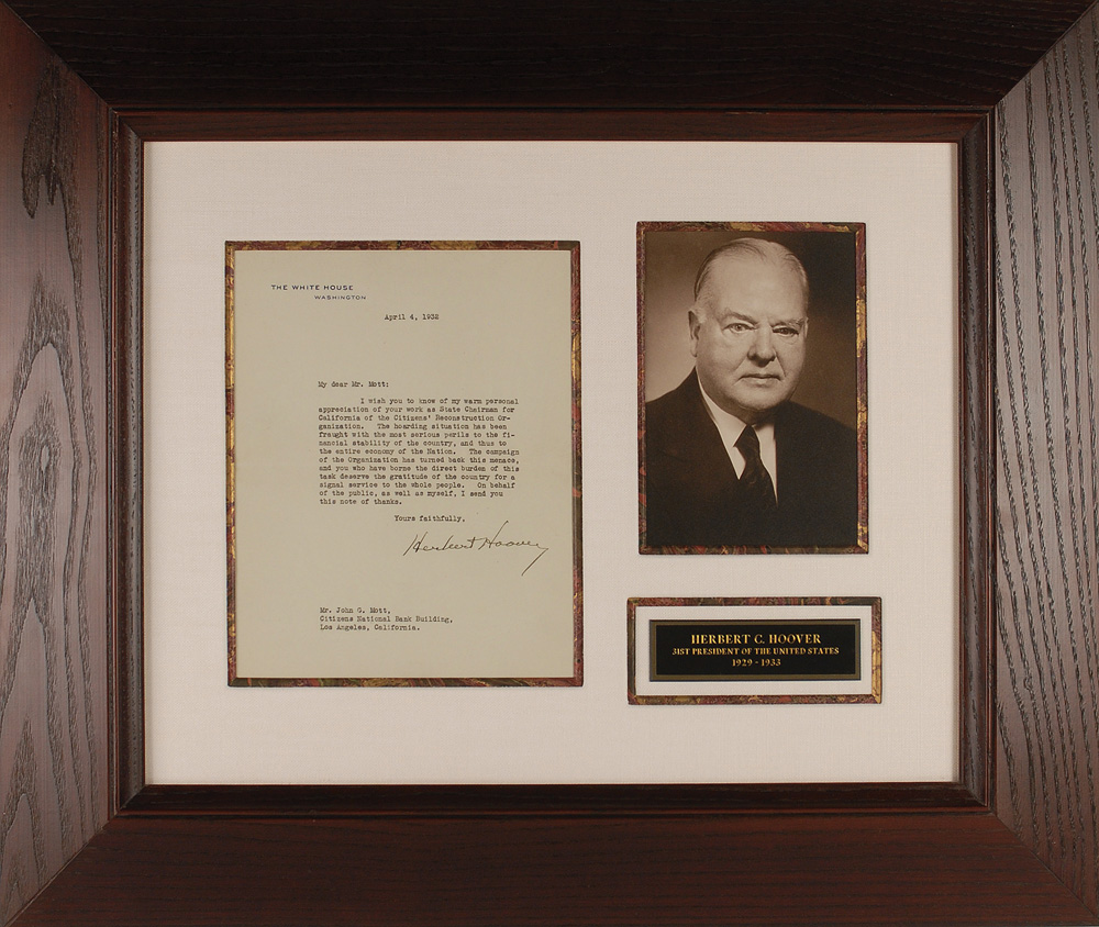 Lot #127 Herbert Hoover