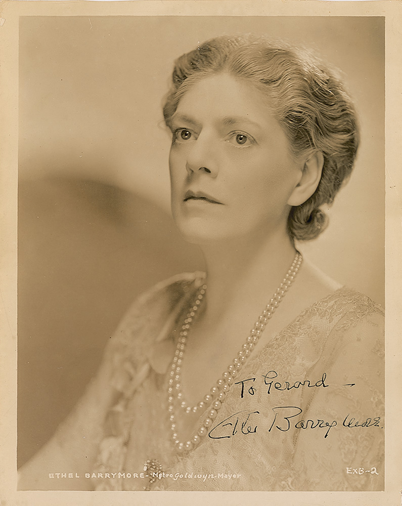 Lot #1178 Ethel Barrymore