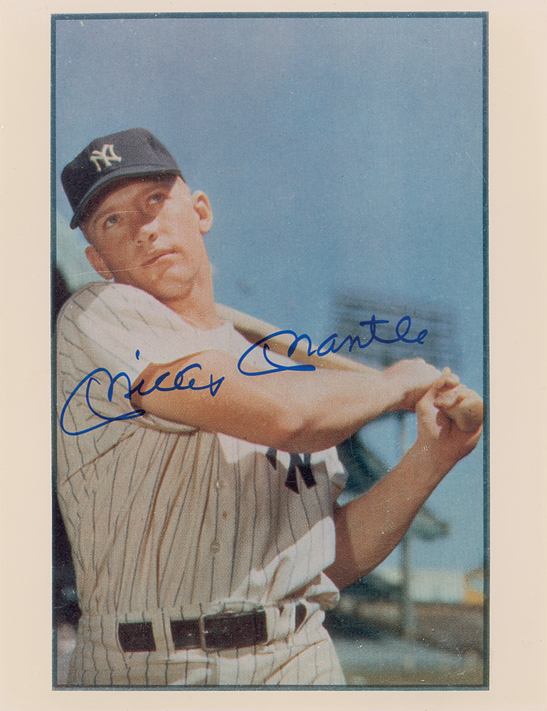 Lot #1592 Mickey Mantle