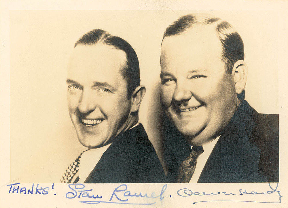 Lot #1226 Laurel and Hardy