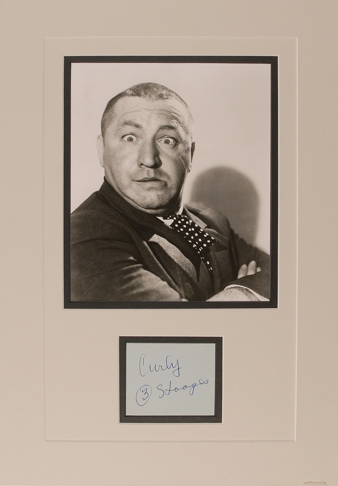 Lot #1261 Three Stooges: Curly Howard