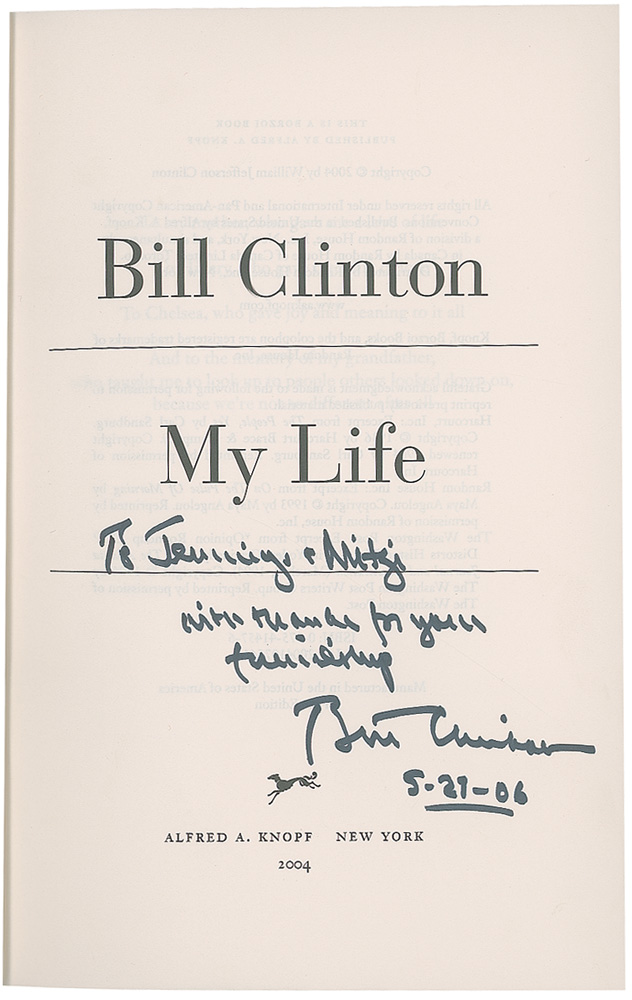 Lot #220 Bill Clinton