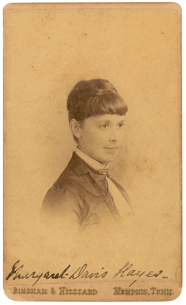 Lot #149 Jefferson Davis: Margaret Davis Hayes