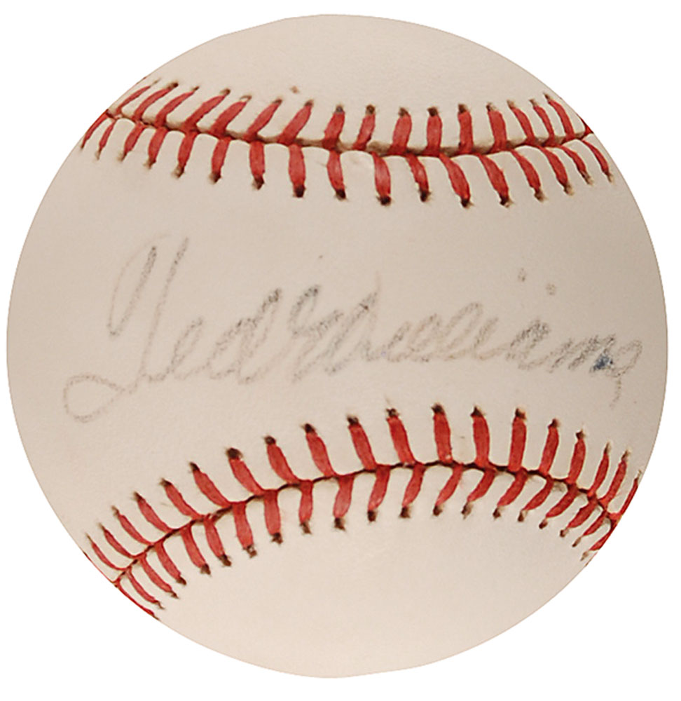 Lot #1590 Ted Williams