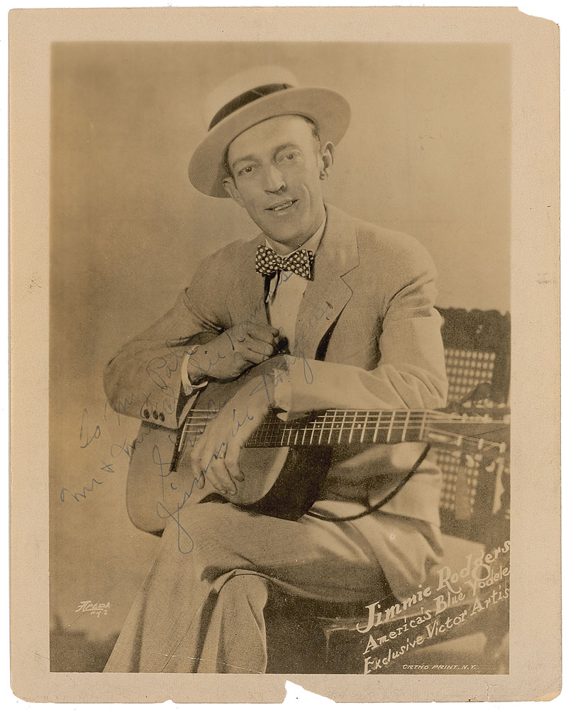 Lot #478 Jimmie Rodgers