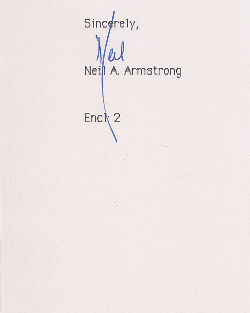 Lot #584 Neil Armstrong