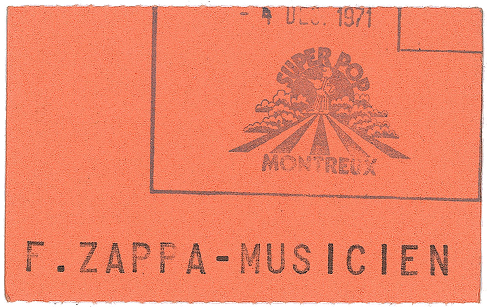 Lot #633 Frank Zappa