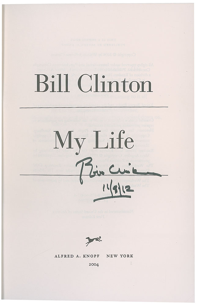 Lot #202 Bill Clinton