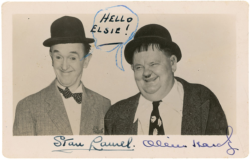 Lot #1229 Laurel and Hardy