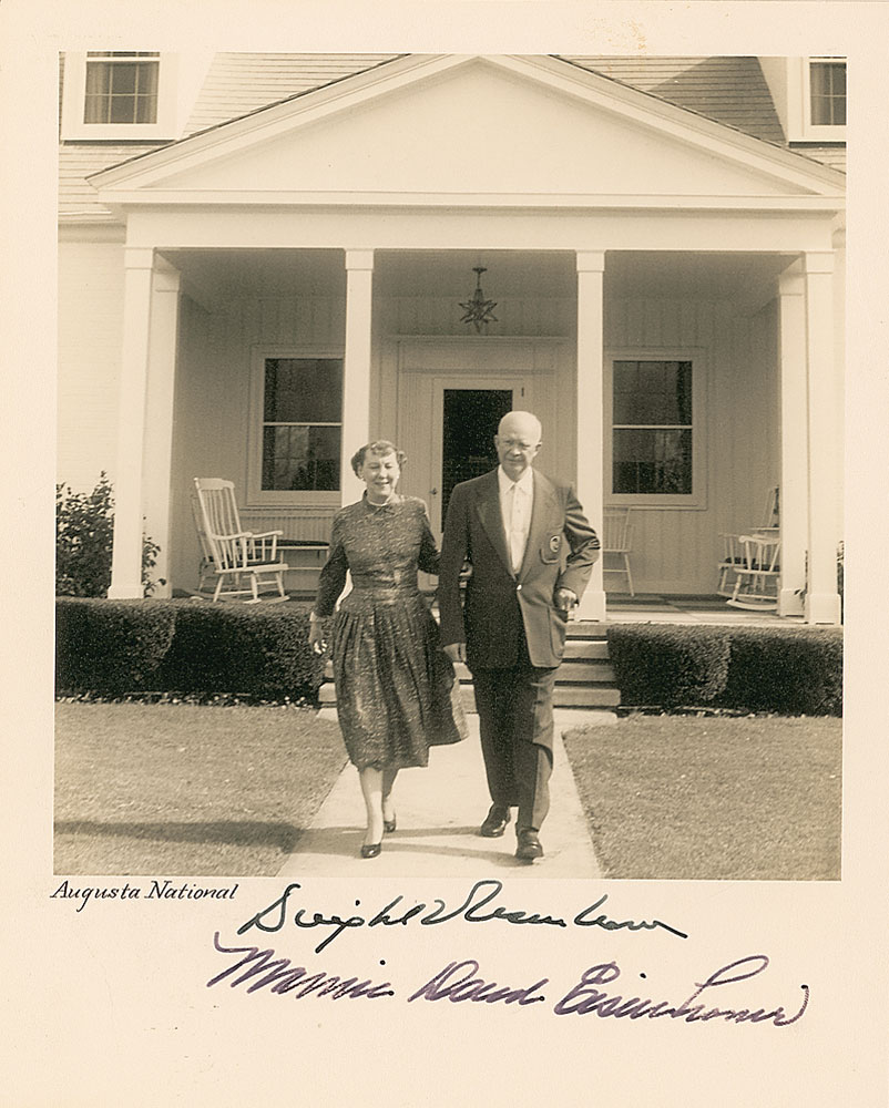 Lot #124 Dwight and Mamie Eisenhower