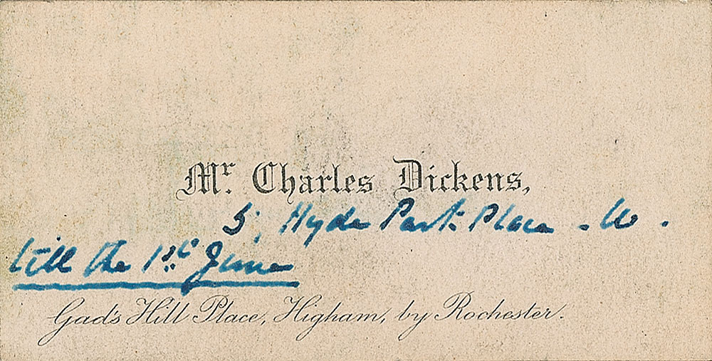 Lot #228 Charles Dickens