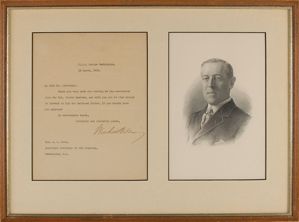 Lot #194 Woodrow Wilson