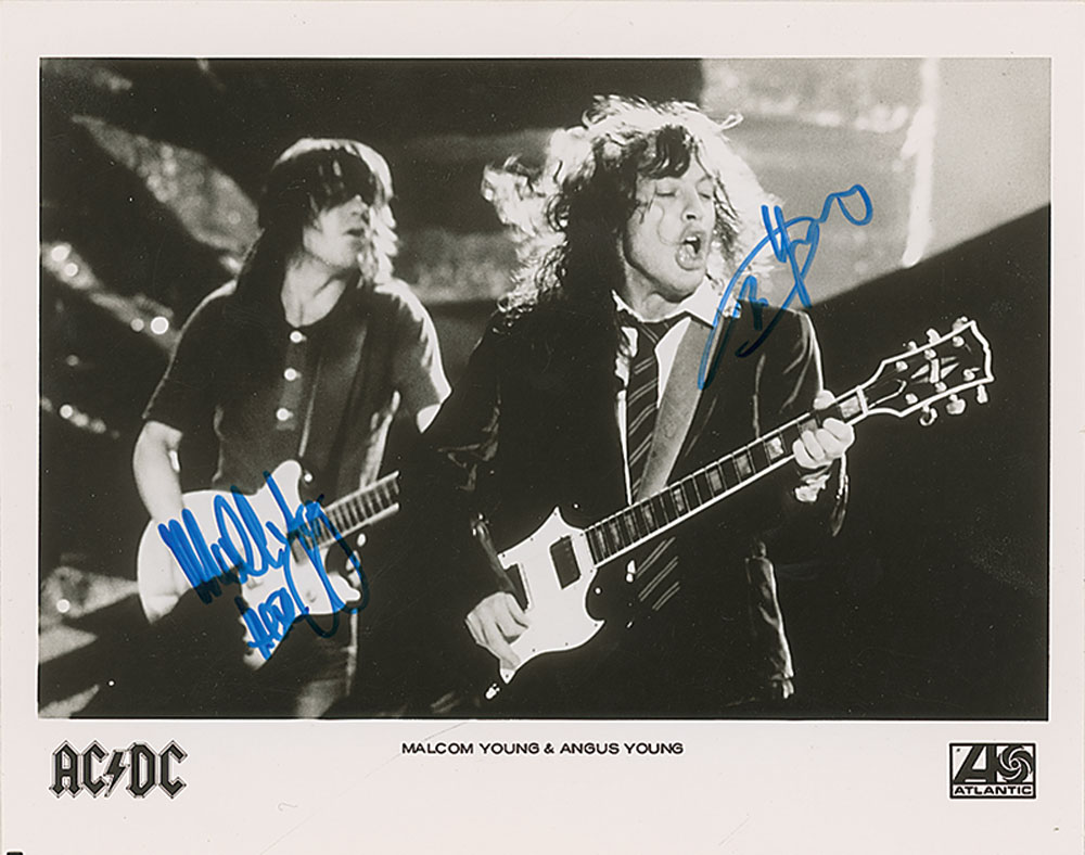 Lot #571 AC/DC: Angus and Malcolm Young