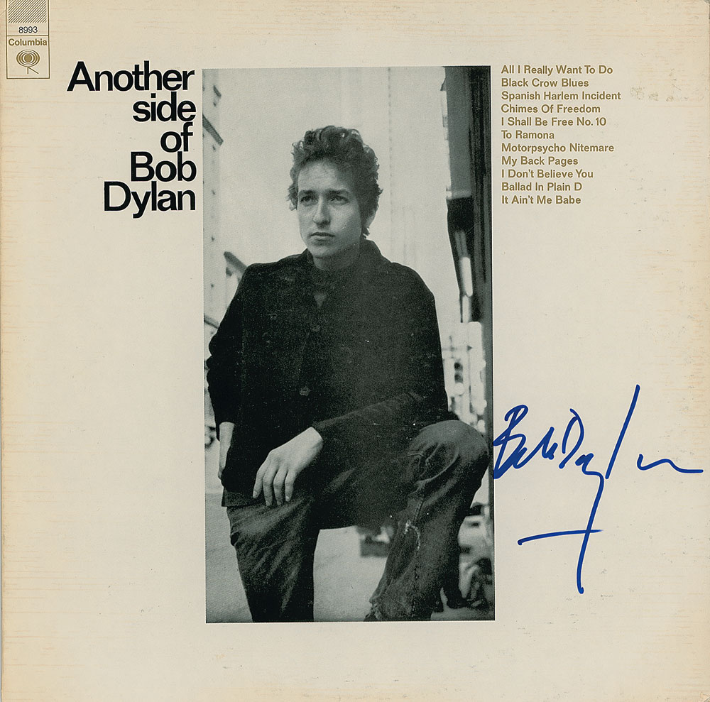 Lot #215 Bob Dylan