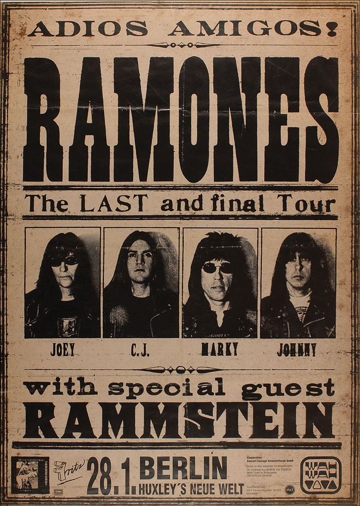 Lot #383 The Ramones