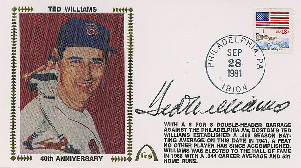 Lot #1627 Ted Williams