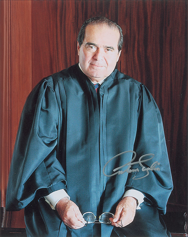 Lot #462 Supreme Court: Antonin Scalia