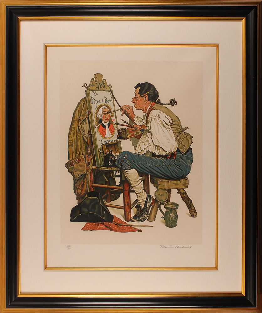 Lot #806 Norman Rockwell