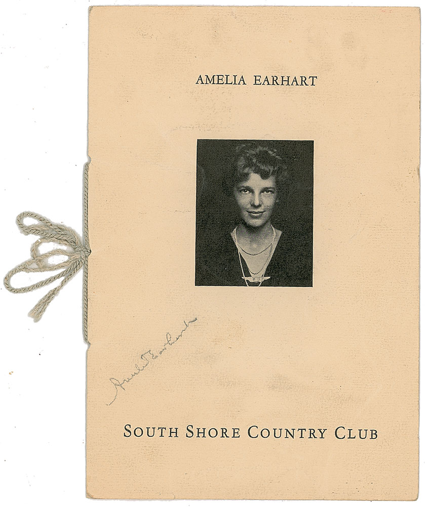 Lot #612 Amelia Earhart